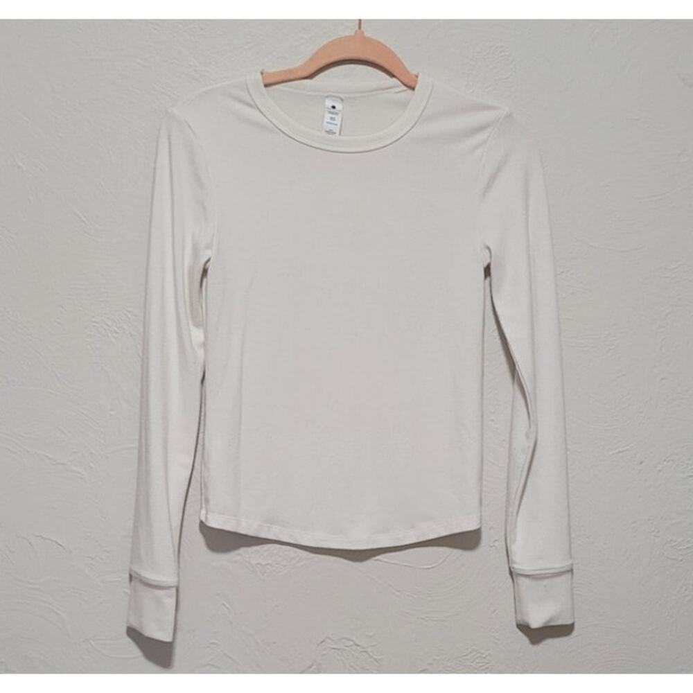 Yogalicious Women's XS Peached Jersey Audrina Long Sleeve Top